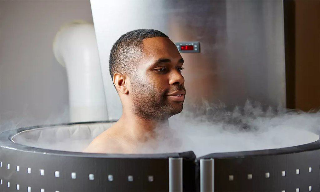 Male in cryotherapy chamber.jpg