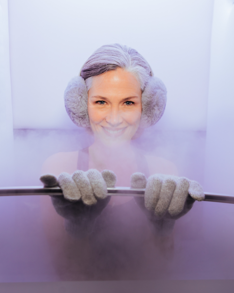 cryotherapy treatment woman